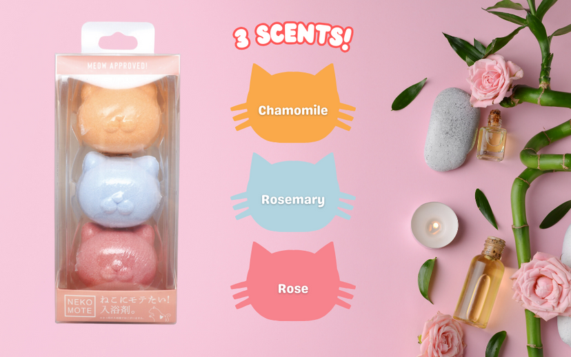 NekoMote Bath Ball Gift Set A1
